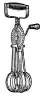sketch of an egg beater