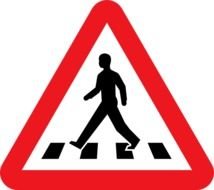 Pedestrian Crossing Sign Clip Art N8