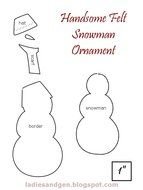 Snowman Cut Out Patterns