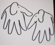 Elephant Eating Peanuts N2