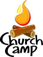 Church Camp Clip Art drawing