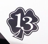 Four Leaf Clover Lucky 13