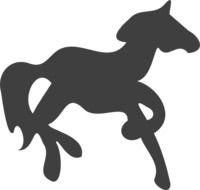Carousel Horse Clip Art N19