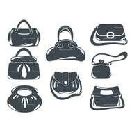 Fashion Bags as a graphic illustration