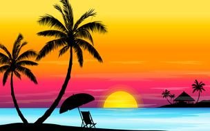 graphic sunrise