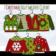 Ugly Sweater Clip Art N13