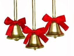 bells as christmas decorations