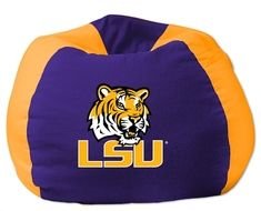soft chair with a tiger pattern