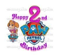 Printable DIY PAW Patrol Birthday Gang 3yr Iron By Welcomejungle2 $2