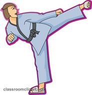 Karate Clip Art N23