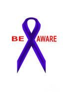 Blue Awareness Ribbon