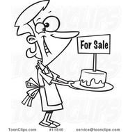 Cartoon Bake Sale Clip Art