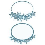 Oval Swirl Frame