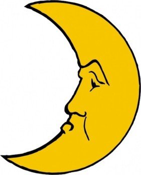 Crescent Moon Clip Art N22