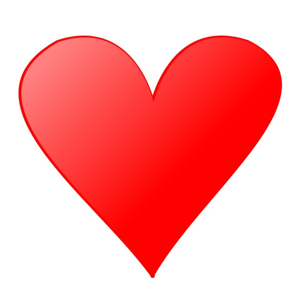 Playing Card Heart Symbol N4