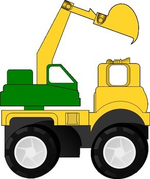 Cartoon Construction Truck Clip Art N2