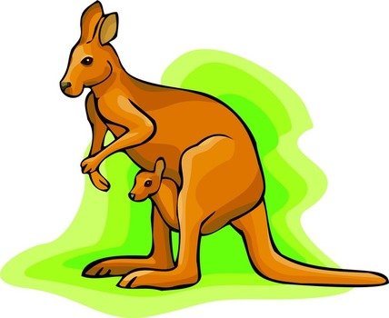 Kangaroo Clip Art N27
