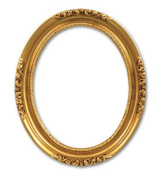 Vintage Oval Frame N2