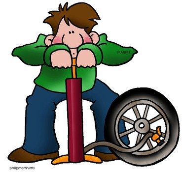 Bike Flat Tire Clip Art