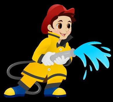 Cartoon Firefighter Clip Art N10