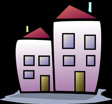 Apartment Building Clip Art N23