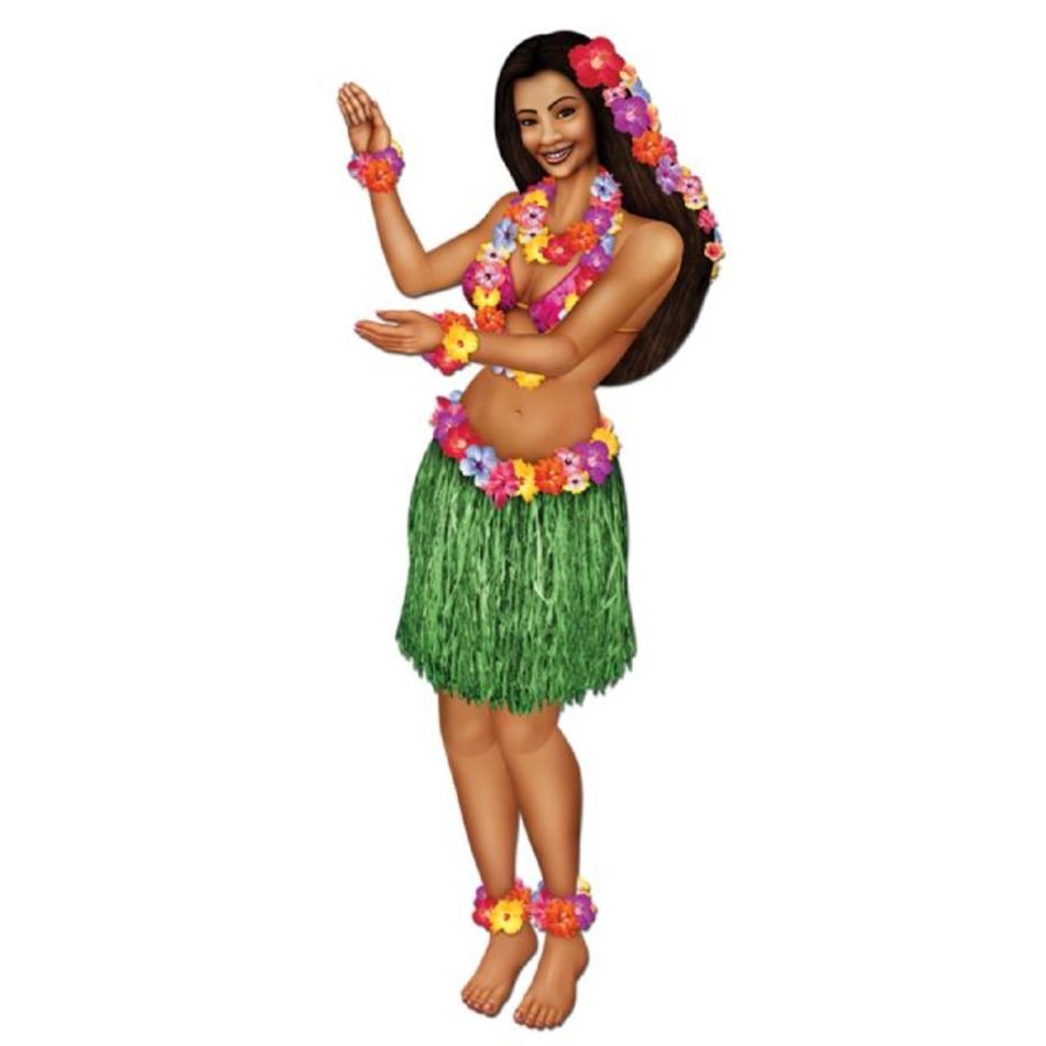 Hula Girl Drawing N2
