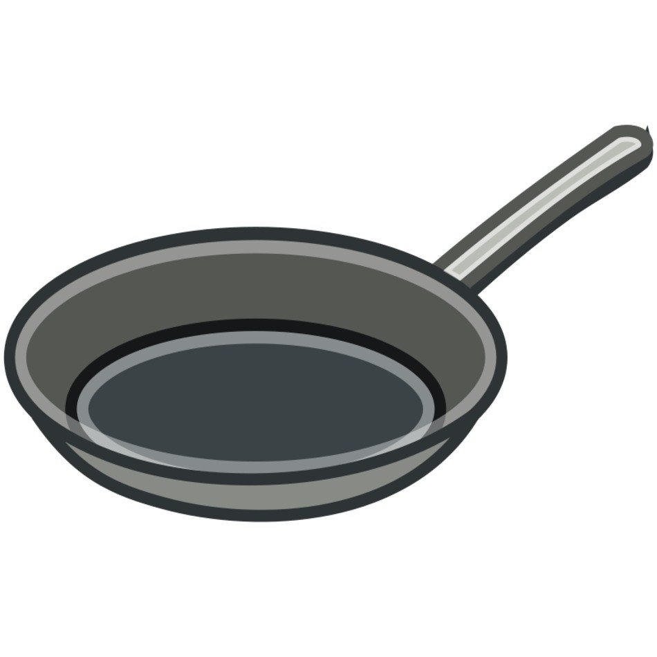 black pan drawing