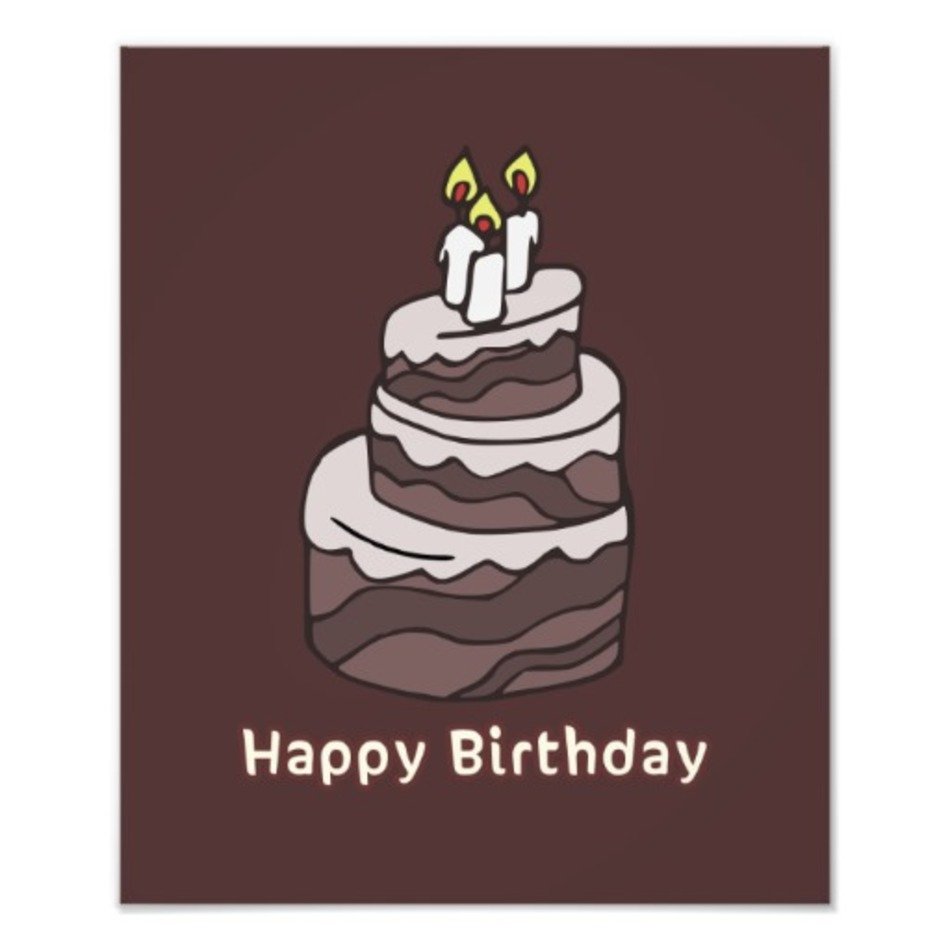 Layer Cartoon Birthday Cakes