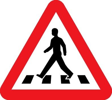 Pedestrian Crossing Sign Clip Art N8