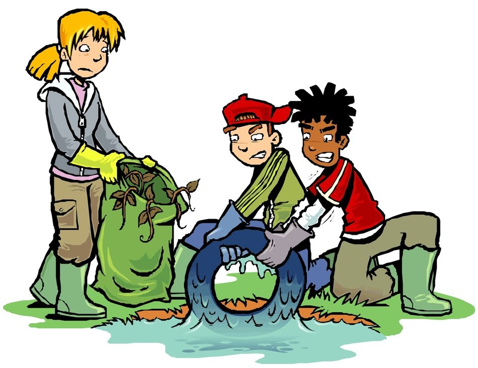 cleaning up people
