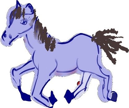 Running Horse Clip Art N15