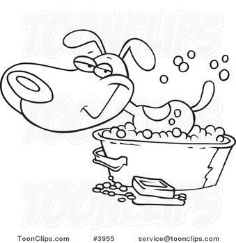 Dog Grooming Clip Art N23