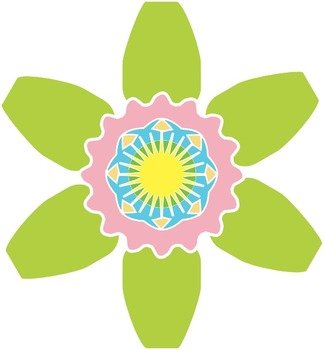 Flower Shape Clip Art N4