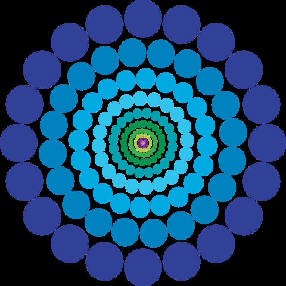 Circle Pattern Clip Art N3