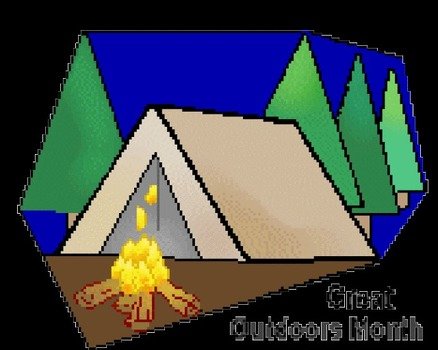 Outdoor Camping Clip Art Free Image Download