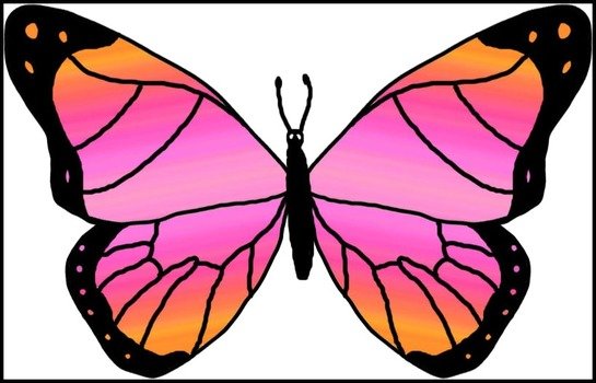 clipart of the beauty Butterfly