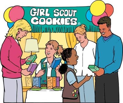 Girl Scout Cookie Clip Art N12