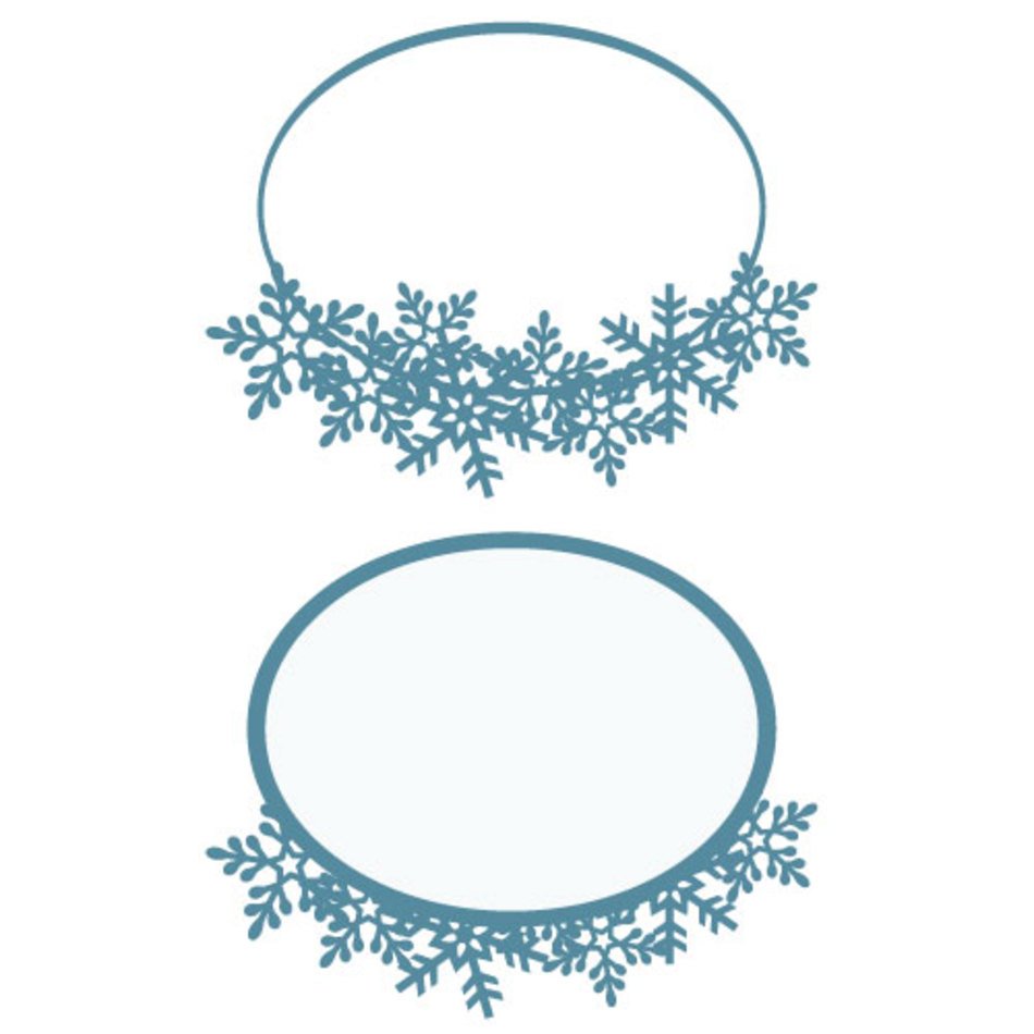 Oval Swirl Frame