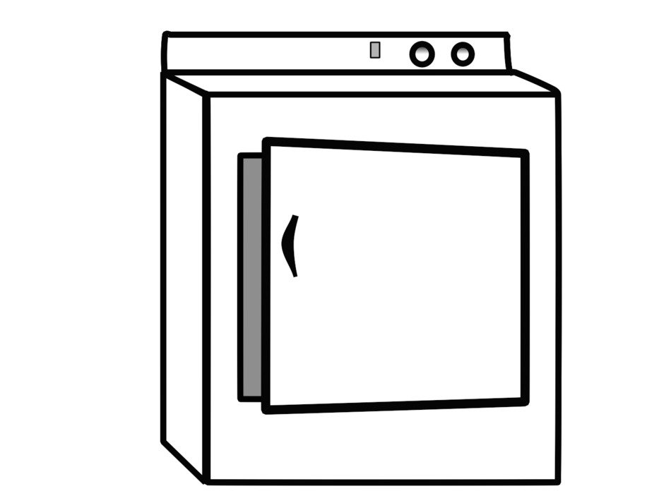 Clothes Dryer Lint Clip Art drawing