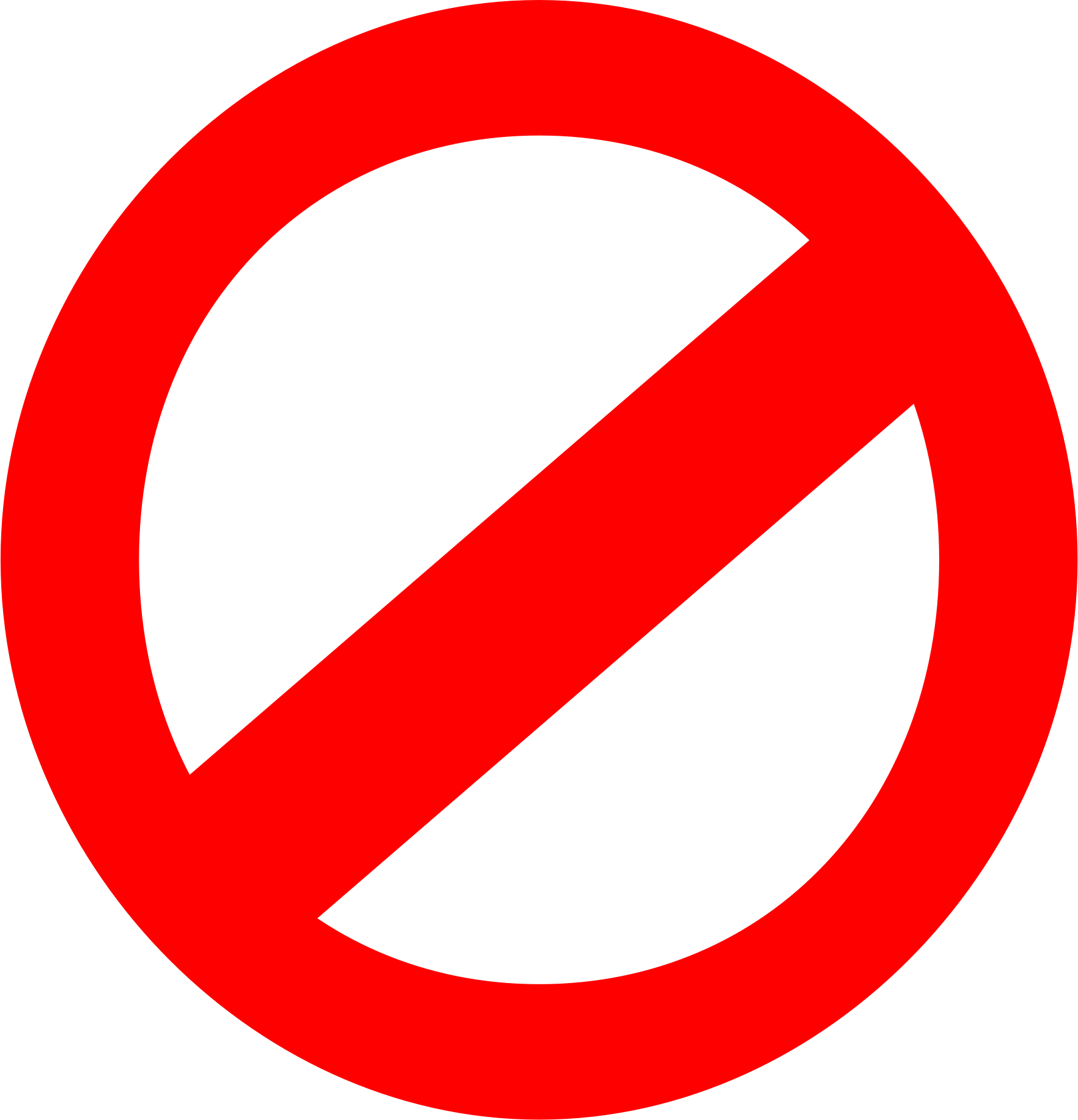 Red Forbidden Sign Clipart Free Image Download 0738