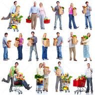 People With Shopping Cart