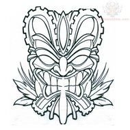 Tiki Mask Tattoo Designs