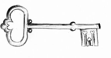 lock key sketch