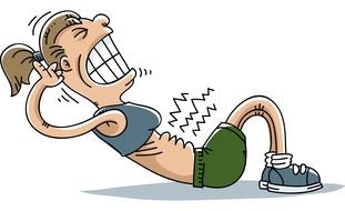 cartoon girl shakes press