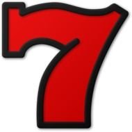 Lucky 7 Slot Machine drawing