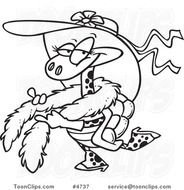 Cartoon Black White N3