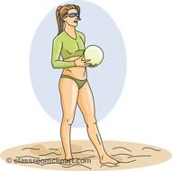 Beach Volleyball Clip Art Transparent