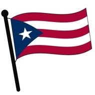 Puerto Rico Flag Clip Art N5