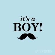 Its A Boy Logo