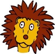 Lion Face Clip Art N21